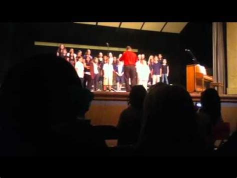 Mansfeld Middle School chorus 2011 - YouTube