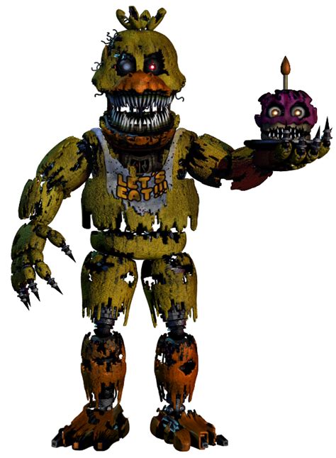 FNAF 4 Nightmare Chica full body by Enderziom2004 on DeviantArt