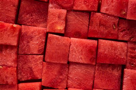 Cool And Delicious Fresh Watermelon Slices Background, Cut Watermelon ...