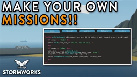 Addon Editor Overview & Starting Guide - Stormworks - YouTube