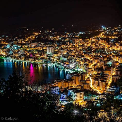 Saranda by night! | Paesaggi, Albania, Luoghi