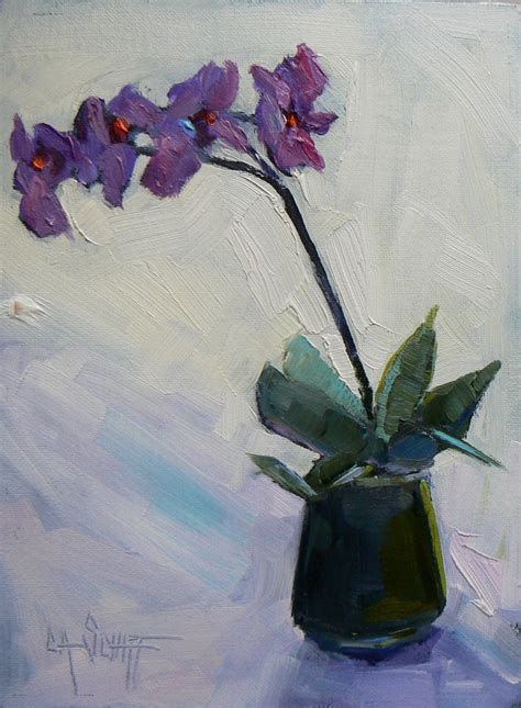 Orchid Painting Small Oil Painting Daily Painting Purple | Etsy | Orchids painting, Daily ...