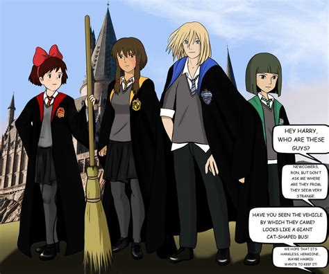 Studio Ghibli's magic comes to Hogwarts by odinforce23 on DeviantArt