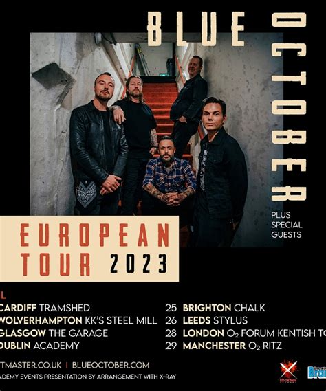 Blue October - European Tour 2023 - 28 April 2023 - O2 Forum Kentish ...