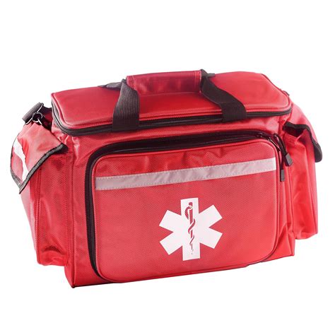 Primacare EMT First Responder Trauma Bag | Empty Deluxe EMS Shoulder Bag | Professional First ...