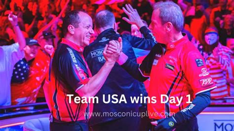 Team USA Beat Team Europe Day 1 of The 2022 Mosconi Cup