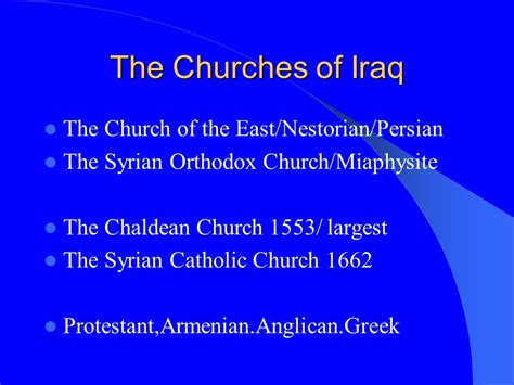 Christianity in Iraq By Dr. Suha Rassam ICIN. - ppt download