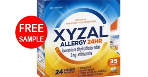 FREE Xyzal Allergy 24HR Allergy Relief Sample - Freebies Frenzy