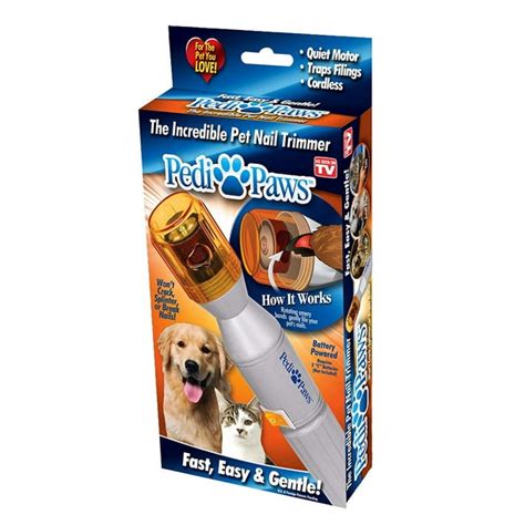 Coolmad Pedi Paws Dog Nail Grinder Electric Trimmer Powered Manicure Pedicure File Kit ...