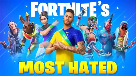 30 MOST HATED Fortnite Skins - YouTube