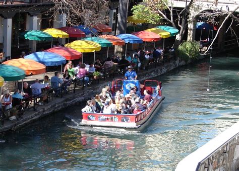 A beautiful day for a Rio San Antonio river cruise! | San antonio river, River cruises, River walk