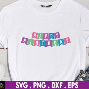 Happy Birthday Banner Svg, Cut Files, Cricut Design Space, Silhouette ...