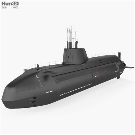 HMS Astute 3D model - Ship on Hum3D