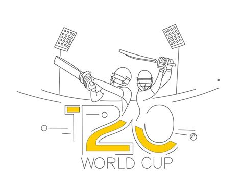 Free Vector | T20 world cup cricket championship poster template brochure decorated flyer banner ...