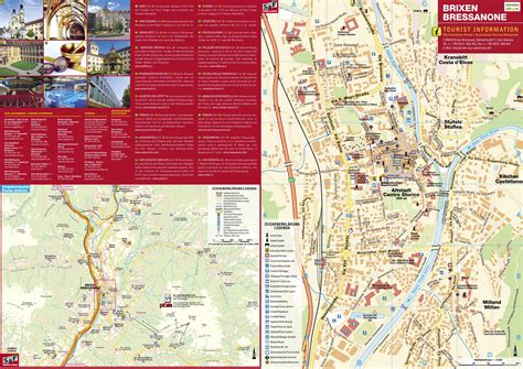 Brixen tourist map