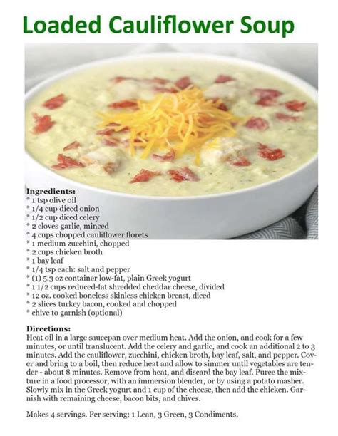 Loaded Cauliflower Soup Recipe