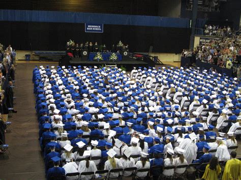 Brunswick High School graduates and families pack the JAR Arena for commencement 2011 ...