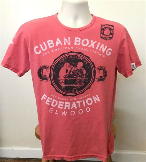 Cuba T shirts Cuba Boxing Federation T shirt Mens Casual T shirts Salmon T shirt | eBay | Mens ...