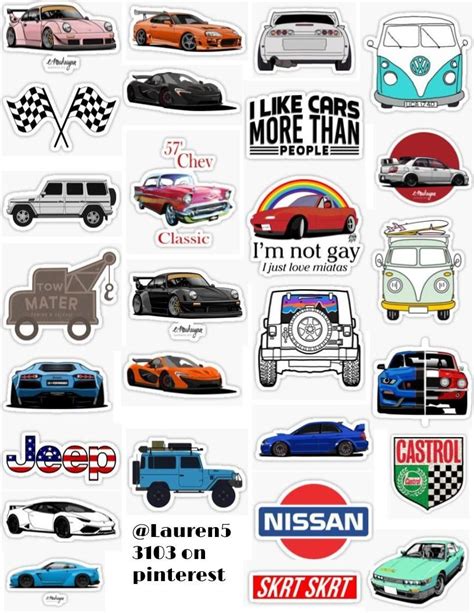 Car Stickers | Car sticker design, Macbook cover stickers, Iphone stickers