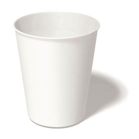 12 oz Hot Paper Cups Plain White | 1000 ct | My Coffee Supply