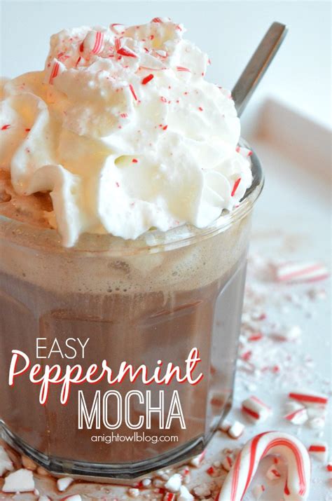 Easy Peppermint Mocha Recipe | A Night Owl Blog