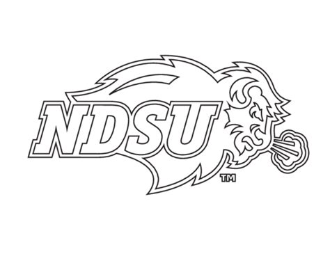 Ndsu Bison Coloring Pages Coloring Pages