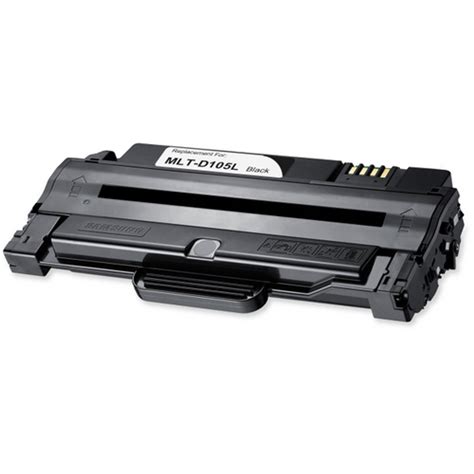 Samsung MLT-D105L Black Toner Cartridge, High Yield | 1ink.com