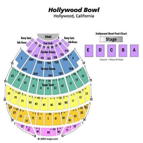 hollywood bowl seating chart | rockyrorocky | Flickr