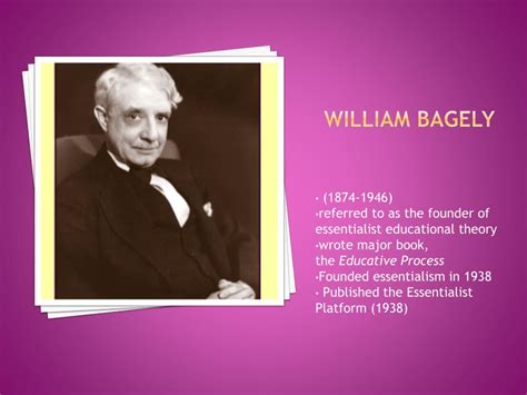 PPT - William bennett E. D.Hirsch & William bagley PowerPoint Presentation - ID:3060662