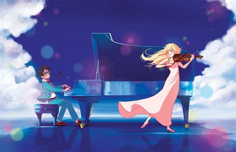 HD wallpaper: Your Lie in April wallpaper, Shigatsu wa Kimi no Uso, music, Arima Kousei ...