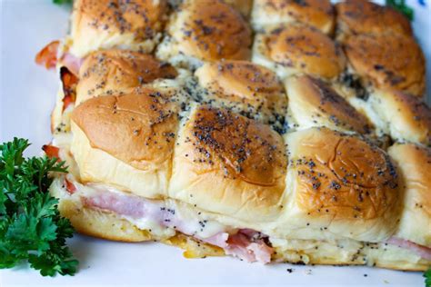 Hawaiian Roll Ham Sliders | Just A Pinch Recipes