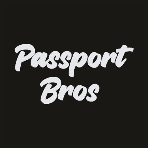 Passport Bros PNG - Etsy