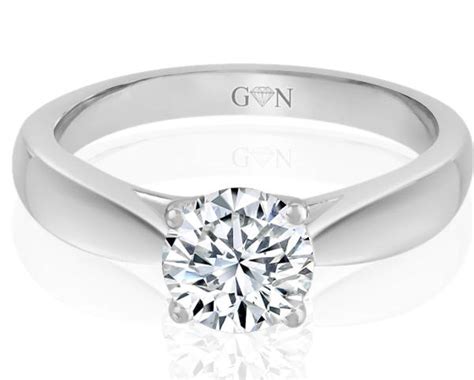 Ladies Solitaire Design Engagement Ring - R1036 - GN Designer Jewellers