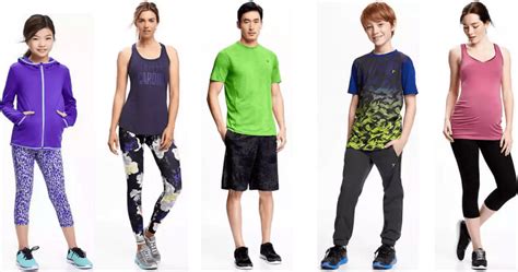 Old Navy: 50% Off Activewear for the Entire Family (In-Store Only) + More