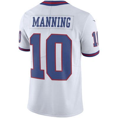 Eli Manning Color Rush Jersey | Nike New York Giants Color Rush White