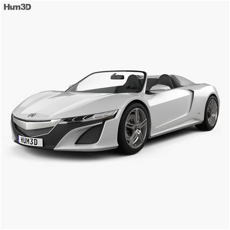 Acura NSX convertible 2015 3D model - Vehicles on Hum3D