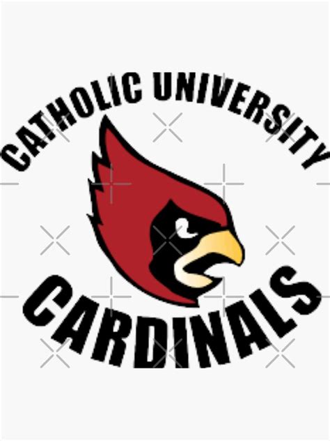 "Catholic University Of America" Sticker for Sale by Haiidar | Redbubble