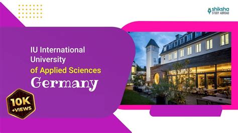 Study at IU International University of Applied Sciences, Germany ...