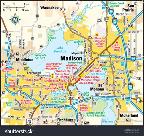 Map Of Downtown Madison Wi - United States Map