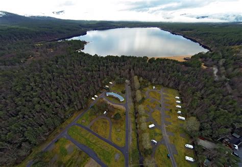 loch morlich and glenmore forest campsite aerial photograp… | Flickr