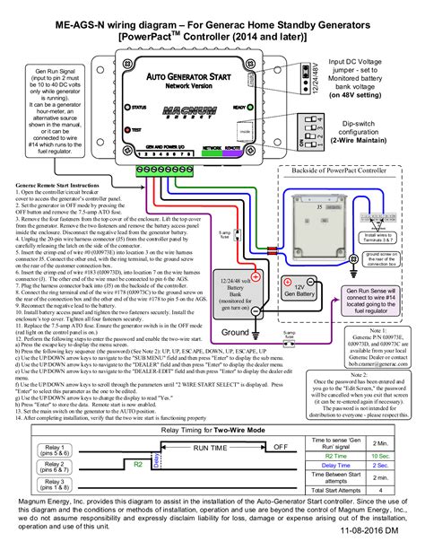 Generac Standby Generator Wiring Diagram - Wiring Diagram