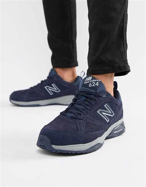 New Balance 624 Trainers In Navy MX624NV4 | ASOS