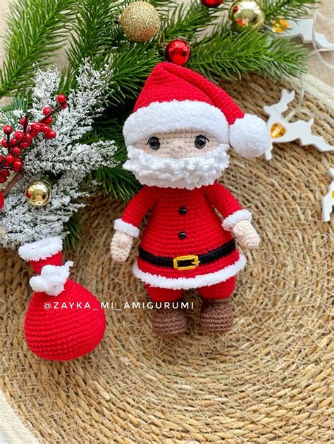 Christmas Crochet PATTERN Santa Claus / Amigurumi Santa / Santa Crochet Doll Pattern - Etsy ...