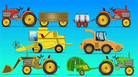 Farm Vehicles | Baby Videos | Learn Vehicles name - YouTube