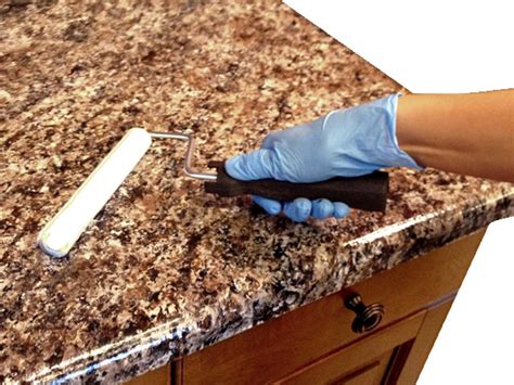 How to Paint Laminate Kitchen Countertops | DIY