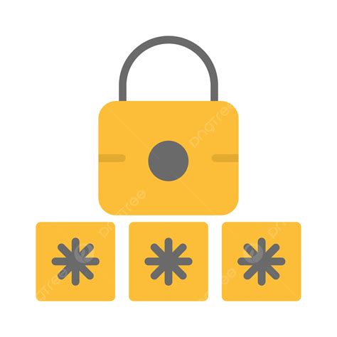 Password Flat Icon Vector, Lock, Locked, Password PNG and Vector with ...