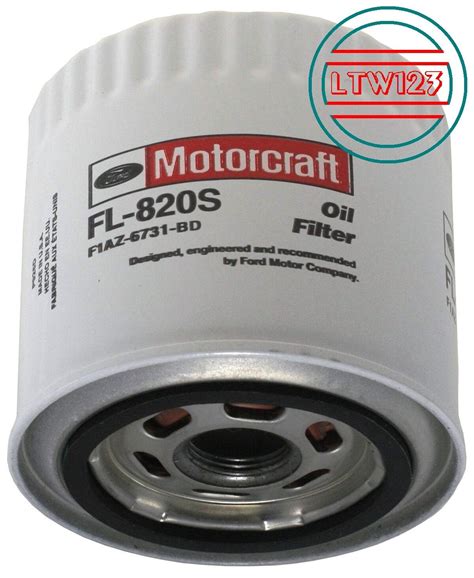 MOTORCRAFT fl-820s - Cross reference oil filters