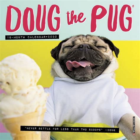 Doug The Pug Calendar 2024