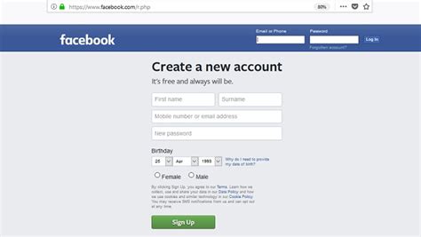 Facebook Sign Up - How to Create a New Facebook Account