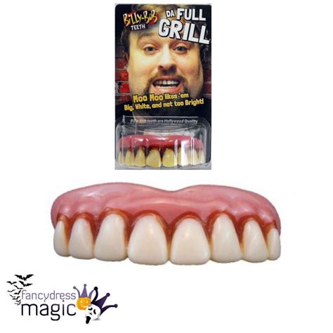 Billy Bob Halloween Horror Fancy Dress Dental False Fake Costume Teeth Prop Lot | eBay